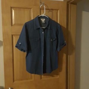Denim blouse